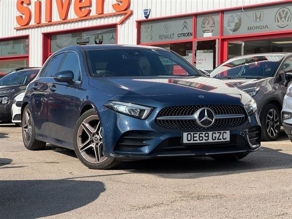 Blue Used 2019 Mercedes A180 AMG line Hatchback | £21,594 - Image 1/1