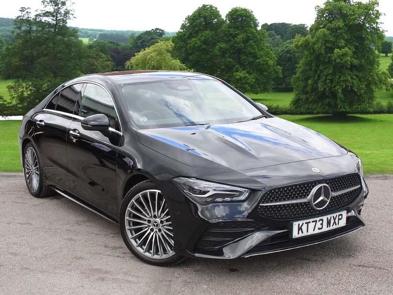 Black Used 2023 Mercedes CLA220 AMG Line Premium Sedan | £27,999 (A bit pricey) - Image 1/4