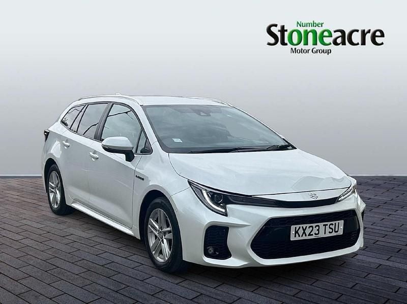 White Used 2023 Suzuki Swace SZ5 Estate | £18,995 (Fair price) - Image 1/4