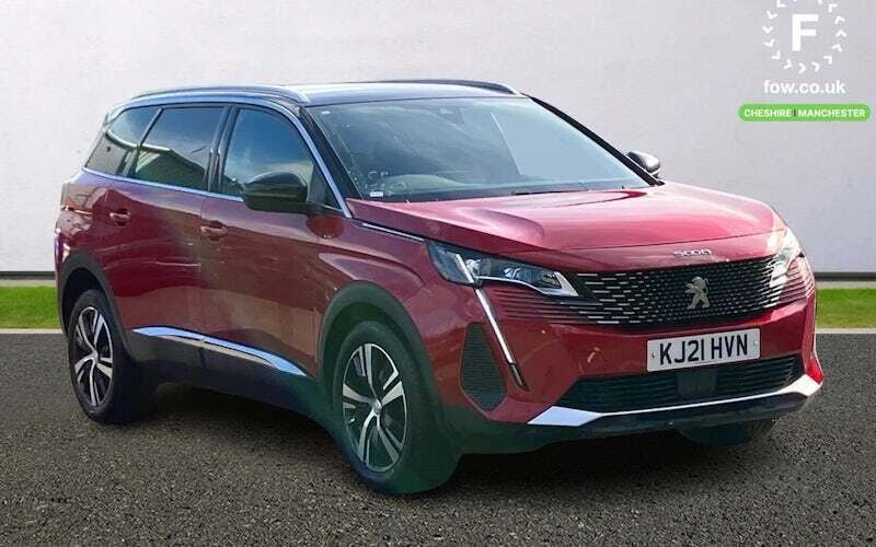 Red Used 2021 Peugeot 5008 GTi MPV | £21,199 (Fair price) - Image 1/3
