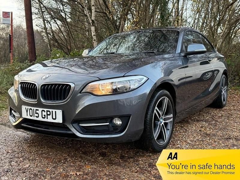 Grey Used 2015 BMW 218 Sport Line Coupe | £7,850 (Fair price) - Image 1/4