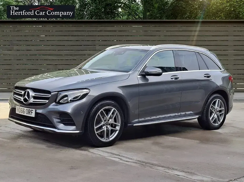 Used Mercedes GLC220 AMG line 170 HP (125 kW) 2017 Grey SUV