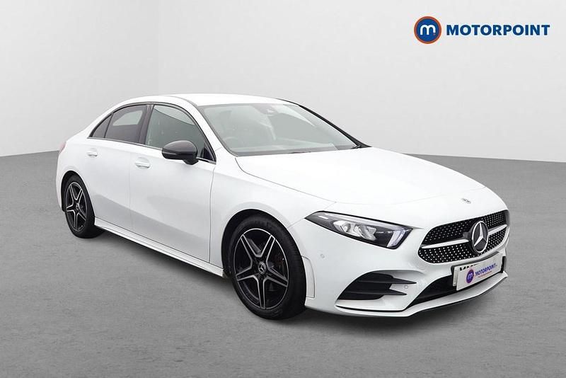 White Used 2022 Mercedes A180 Executive Sedan | £21,349 (Fair price) - Image 1/4