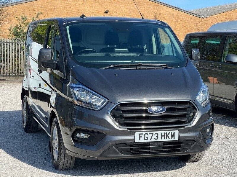 Grey Used 2023 Ford Transit Custom Limited Van | £20,995 (Expensive) - Image 1/4