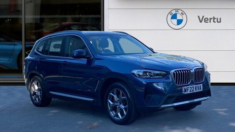 Blue Used 2022 BMW X3 xLine SUV | £31,951 (Good price) - Image 1/4