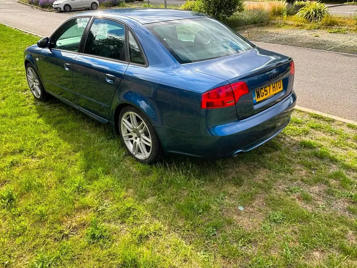 Used Audi A4 S-Line 2007 Blue Sedan
