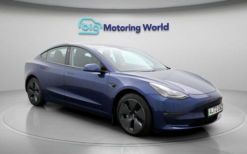 Usado Tesla Model 3 Long Range AWD 366 kW (498 HP) 2022 Azul Sedan