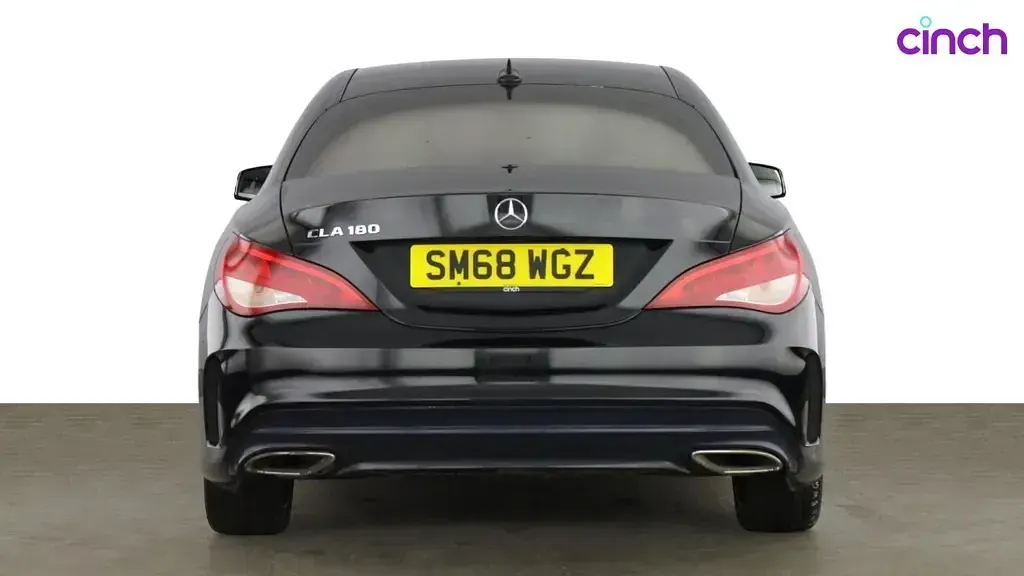 Used Mercedes CLA180 AMG line 2019 Black Coupe