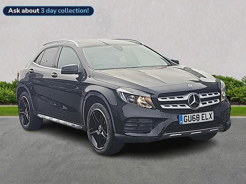 Black Used 2018 Mercedes GLA200 AMG line SUV | £13,949 (Fair price) - Image 1/4
