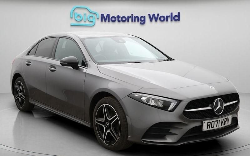 Used Mercedes A250 AMG line 259 HP (190 kW) 2021 Grey Sedan