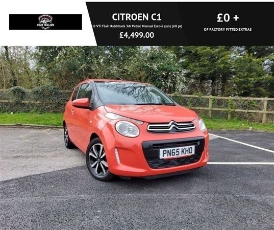 Orange Used 2015 Citroën C1 Flair Hatchback | £4,499 (Fair price) - Image 1/1