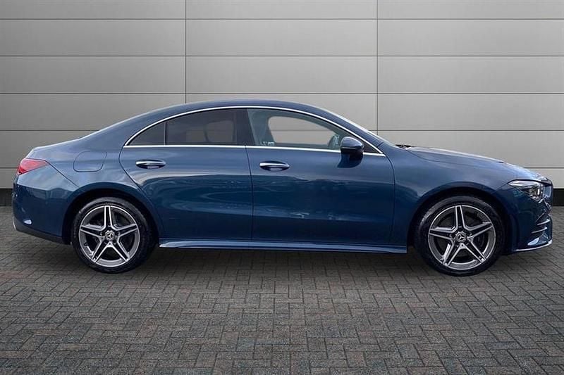 Used Mercedes CLA250e AMG Line Premium Plus 218 HP (160 kW) 2021 Denim blue Sedan