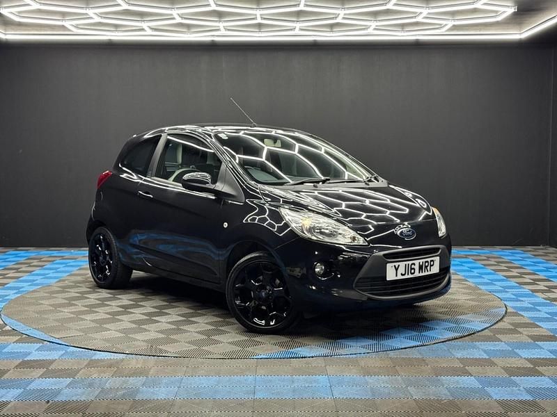 Used Ford Ka Zetec 69 HP (50 kW) 2016 Black Hatchback