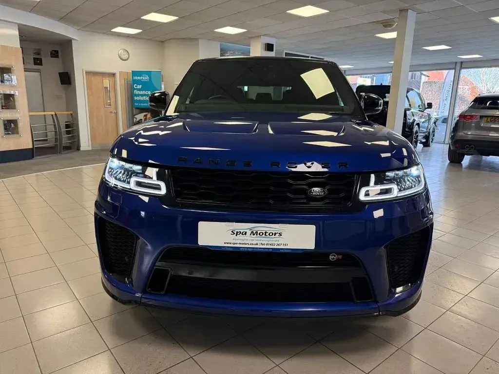 Used Land Rover Range Rover Sport SVR 575 HP (422 kW) 2020 Blue SUV