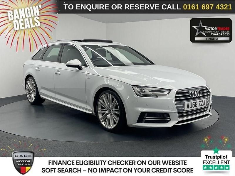 White Used 2018 Audi A4 S-Line Estate | £16,740 (A bit pricey) - Image 1/3