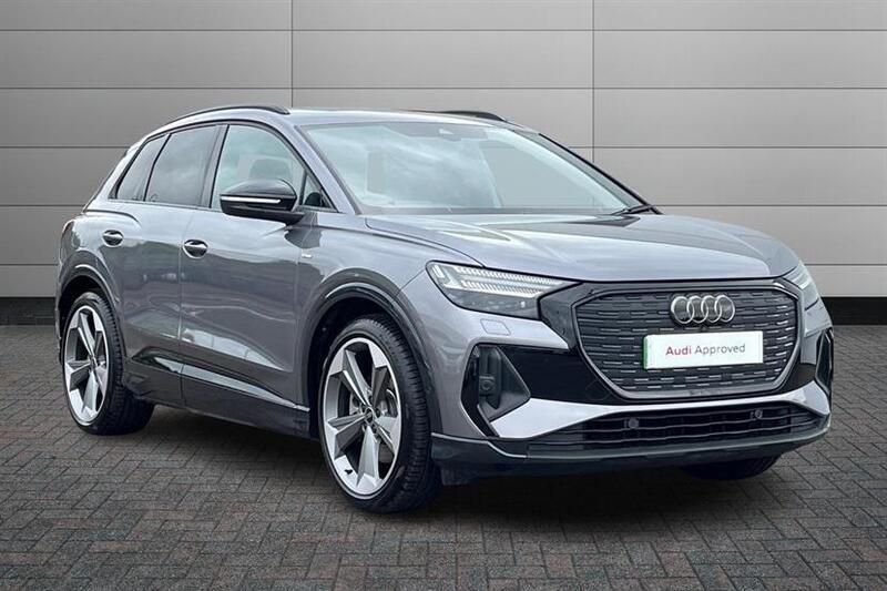 Typhoon grey Used 2024 Audi Q4 e-tron Black Edition SUV | £43,495 (Super price) - Image 1/4