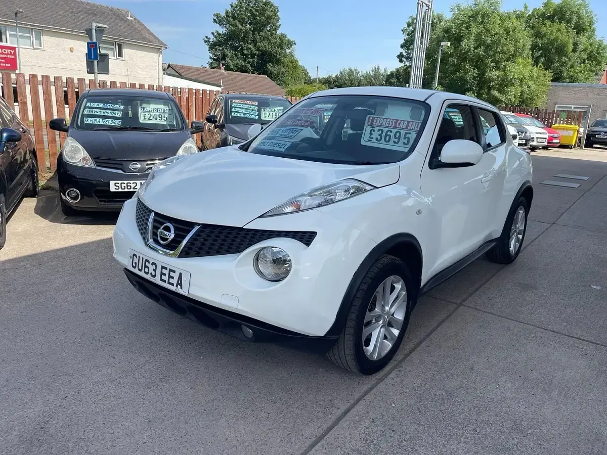 Used Nissan Juke Acenta 110 HP (80 kW) 2013 White SUV