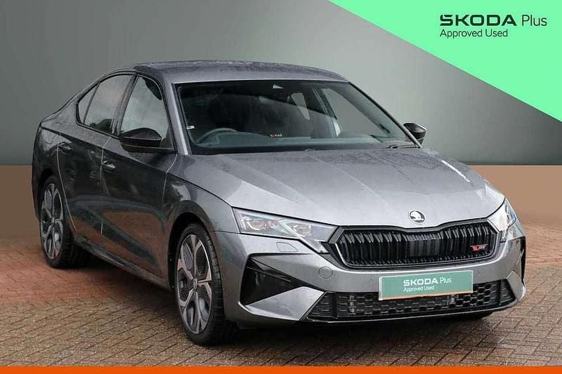 Graphite grey metallic New 2025 Skoda Octavia vRS Hatchback | £33,048 (Fair price) - Image 1/4