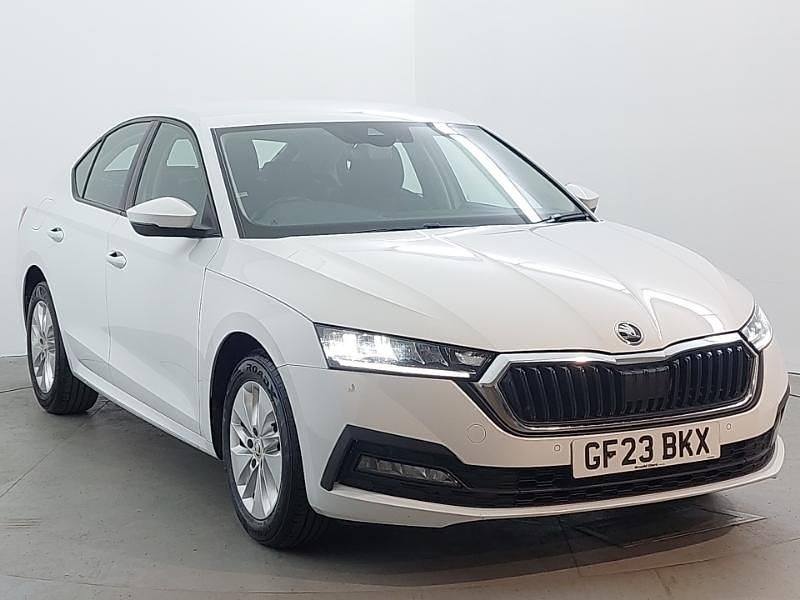 Used Skoda Octavia SE Technology 110 HP (80 kW) 2023 White Hatchback