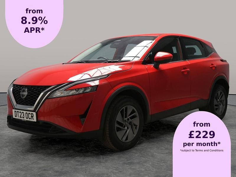 Red Used 2023 Nissan Qashqai Acenta Premium SUV | £17,021 (Super price) - Image 1/2