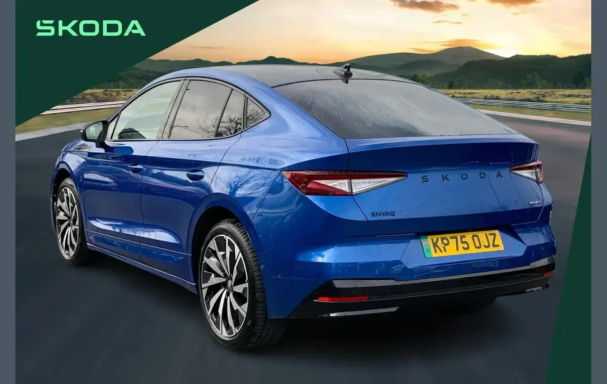 New Skoda Enyaq iV SportLine 210 kW (286 HP) 2025 Blue SUV