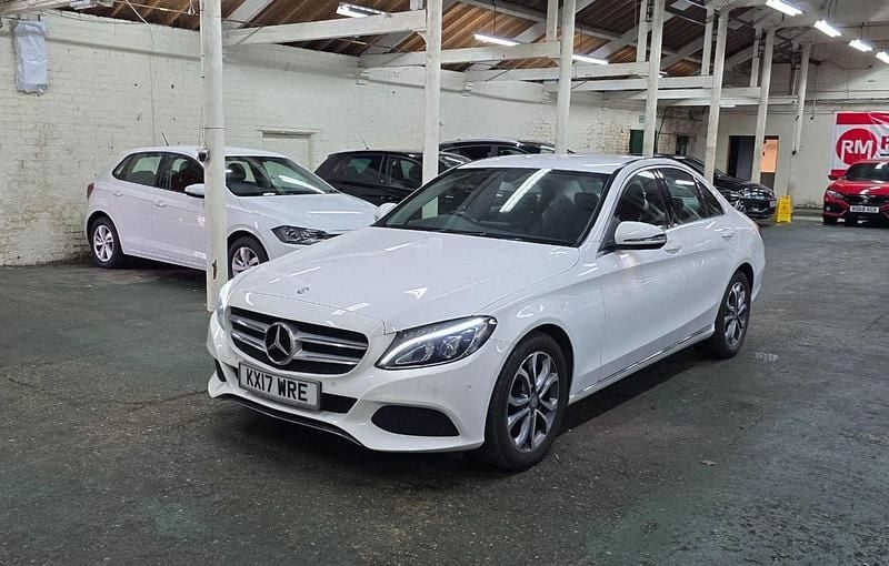 Used Mercedes C220 2017 White Sedan
