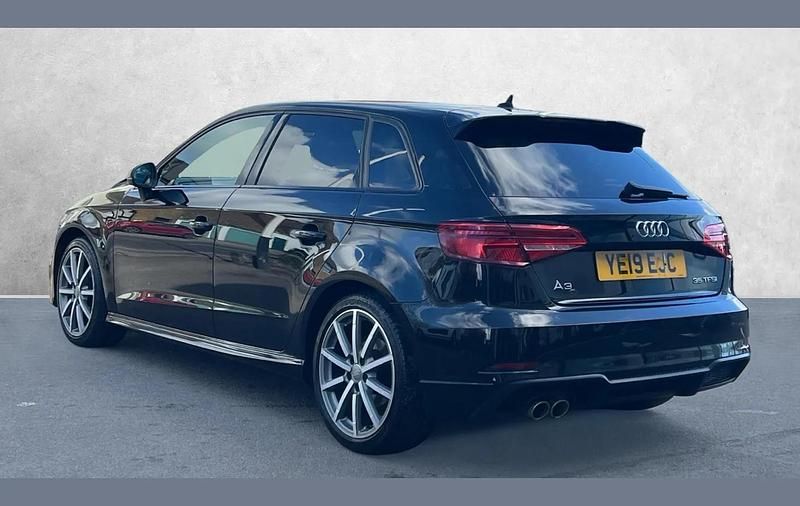 Used Audi A3 Black Edition 150 HP (110 kW) 2019 Black Sedan