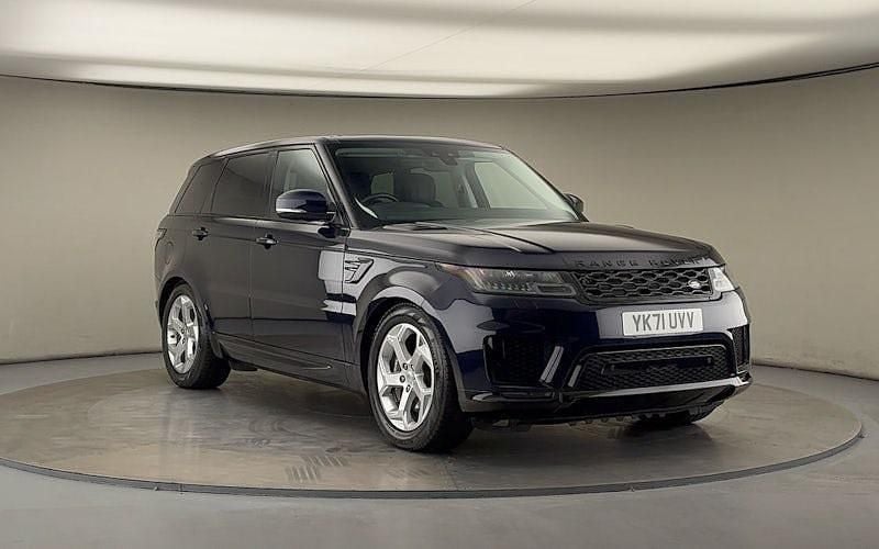Portofino blue Used 2021 Land Rover Range Rover Sport HSE SUV | £32,500 (Good price) - Image 1/4