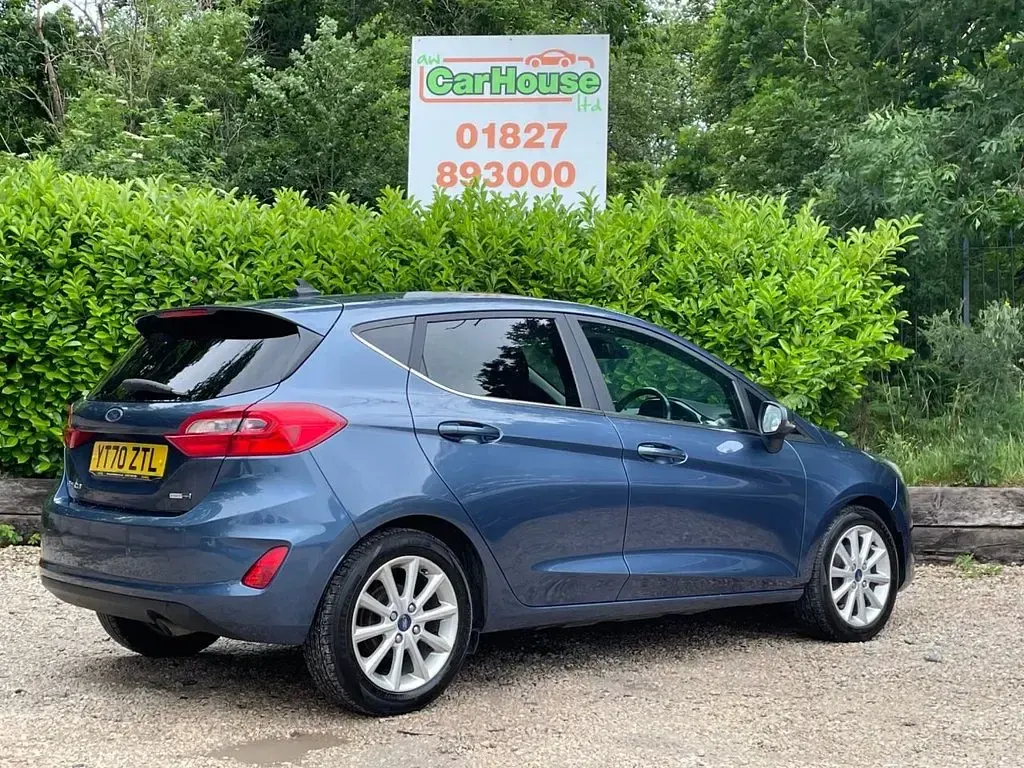 Used Ford Fiesta Titanium 125 HP (91 kW) 2020 Blue Hatchback