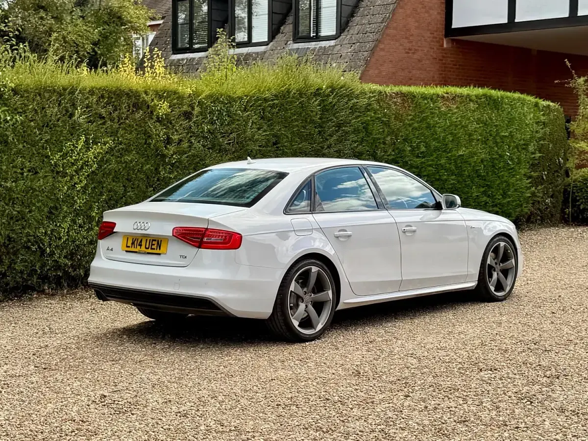 Used Audi A4 Black Edition 2014 White Sedan