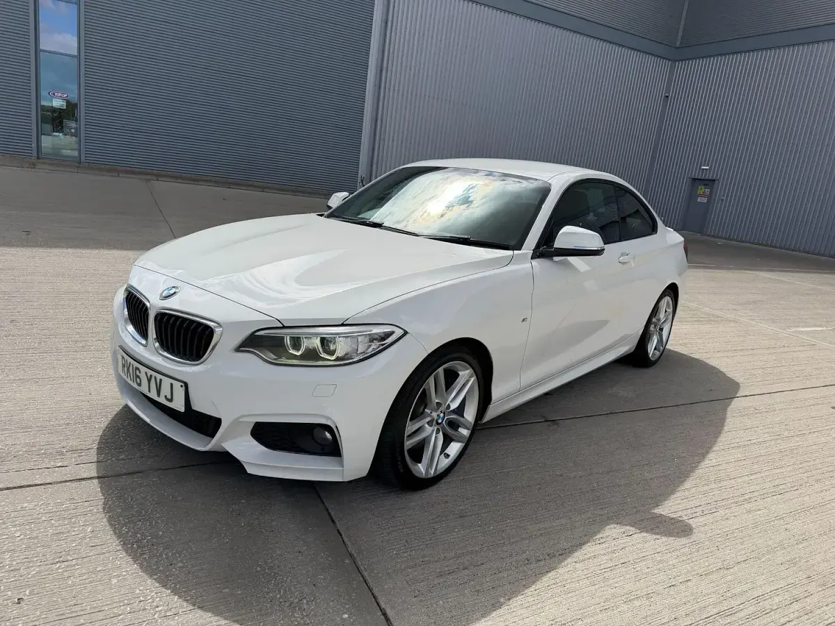 Used BMW 218 M Sport 147 HP (108 kW) 2016 White Coupe