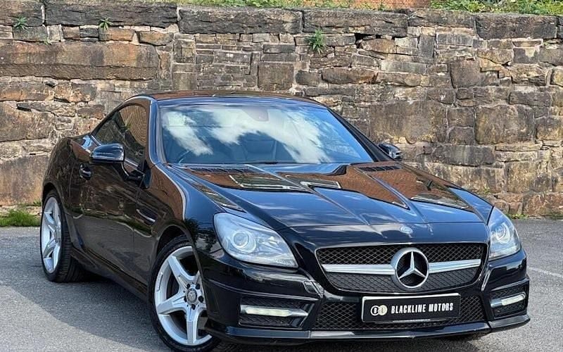 Used Mercedes SLK250 AMG 204 HP (150 kW) 2013 Black Cabriolet