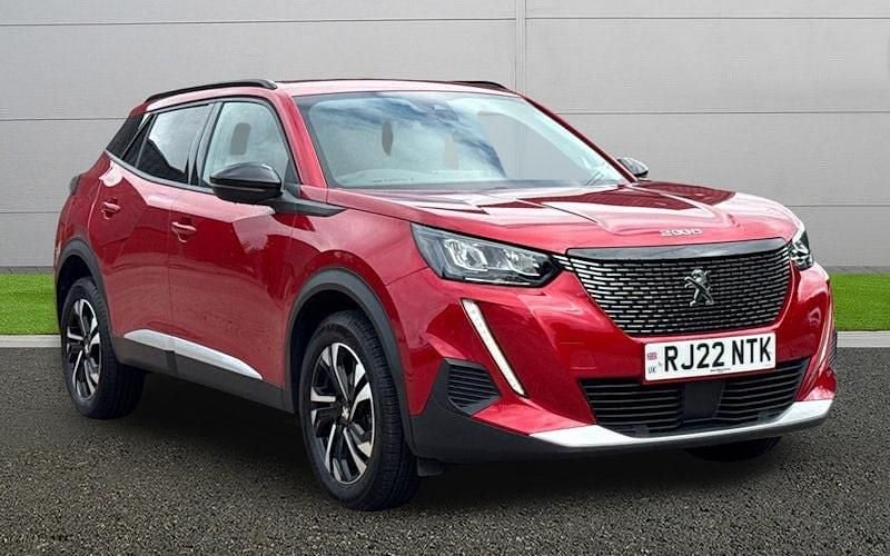 Red Used 2022 Peugeot 2008 Allure Premium SUV | £15,495 (Fair price) - Image 1/4