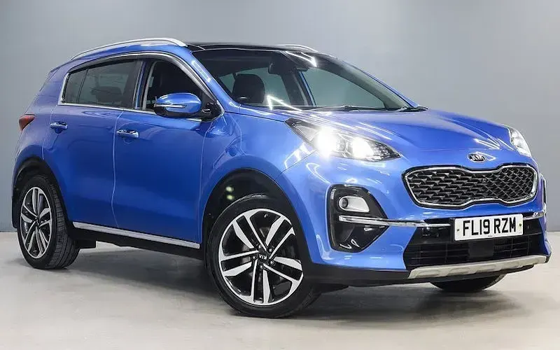Used Kia Sportage 136 HP (100 kW) 2019 Blue SUV