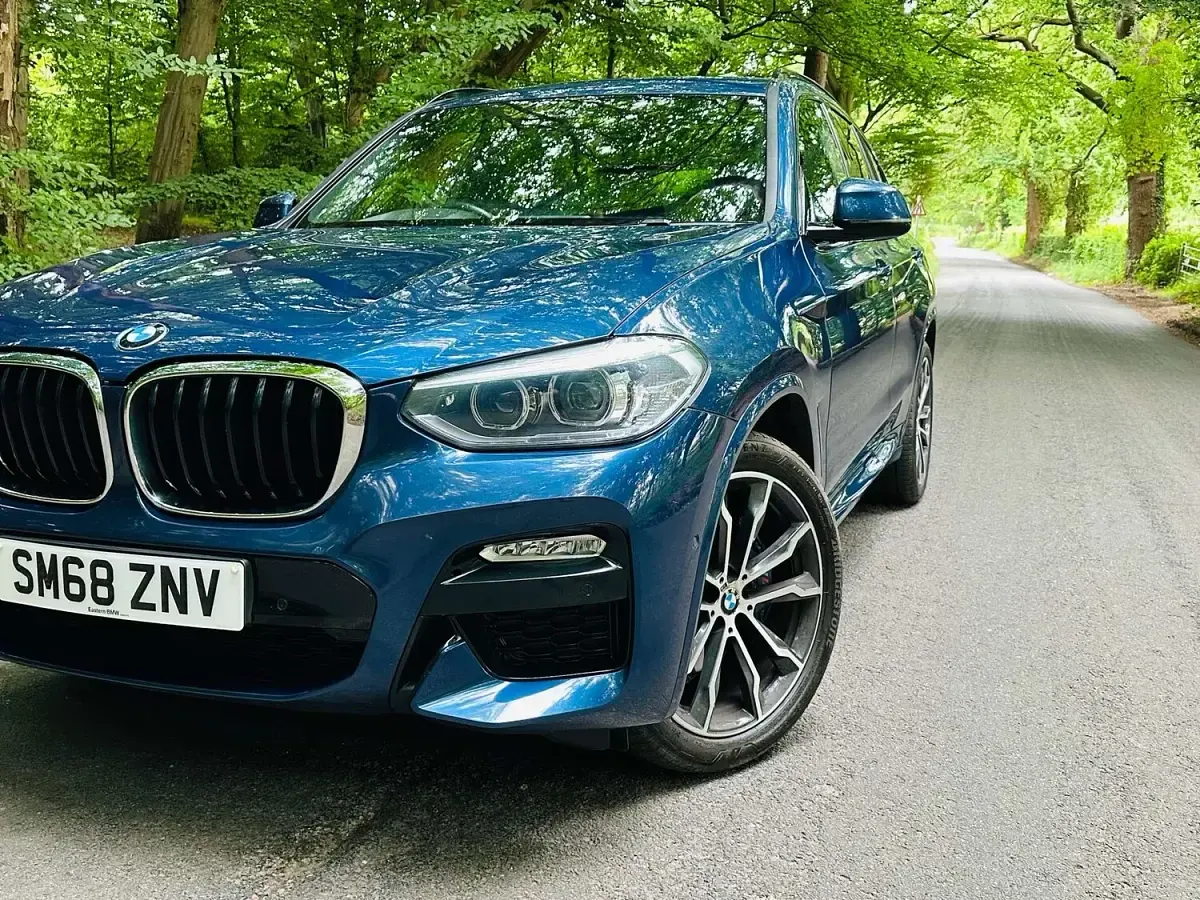 Used BMW X3 M Sport 261 HP (191 kW) 2019 Blue SUV