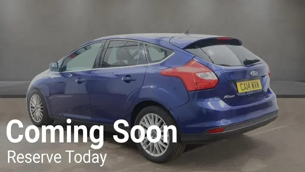 Used Ford Focus Zetec 2014 Blue Hatchback