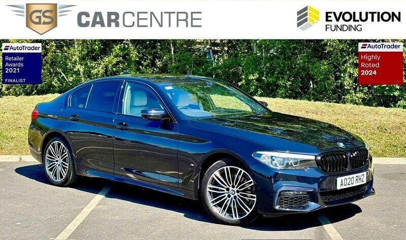 Black Used 2020 BMW 530e M Sport Sedan | £21,400 (Good price) - Image 1/4