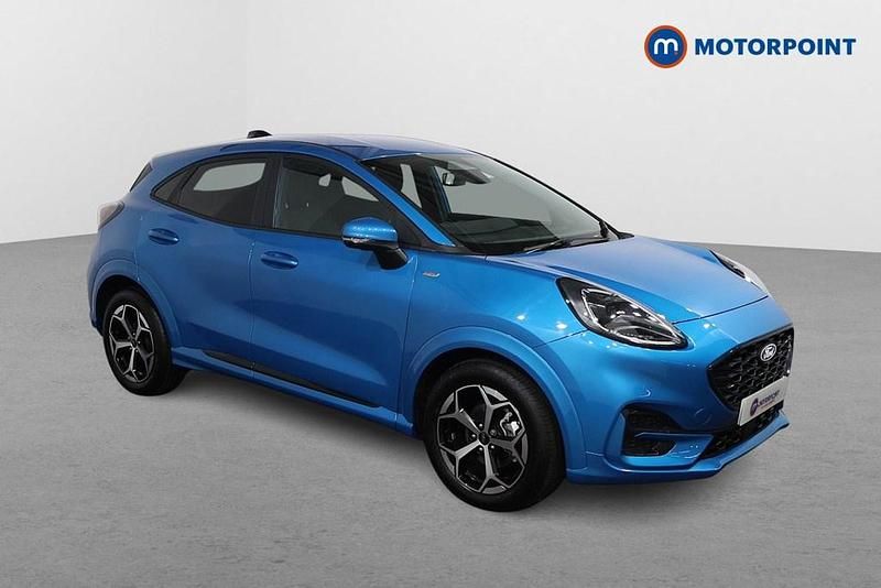 Blue Used 2025 Ford Puma Gen-E ST-Line SUV | £20,799 (Fair price) - Image 1/4