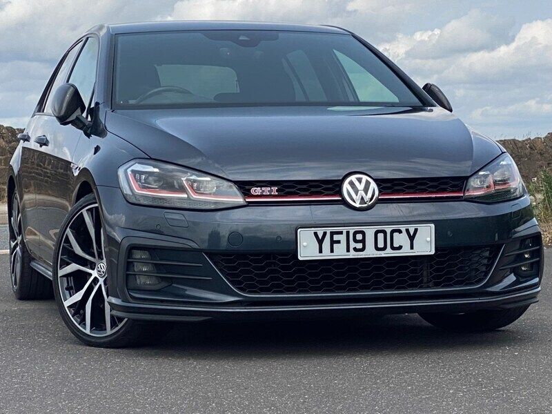 Blue steel Used 2019 VW Golf VII GTI Hatchback | £16,990 (Super price) - Image 1/4