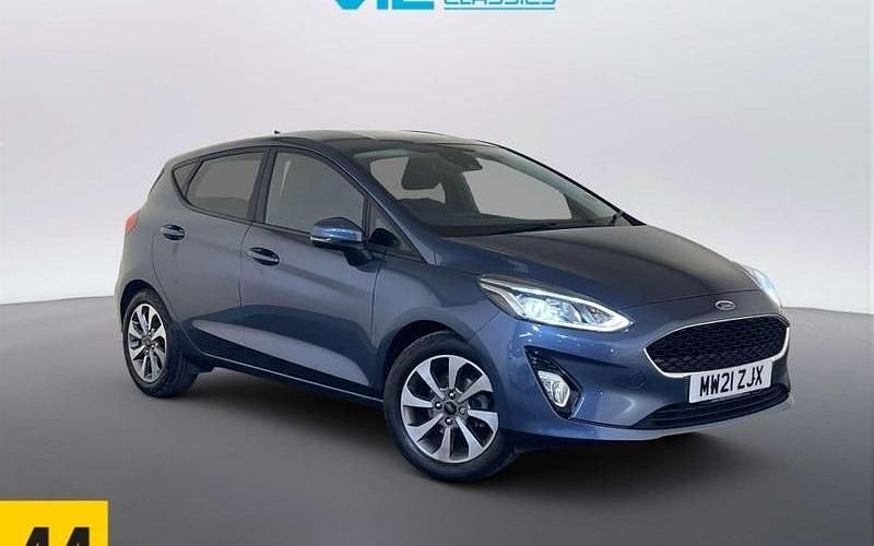 Used Ford Fiesta Trend 75 HP (55 kW) 2021 Blue Hatchback