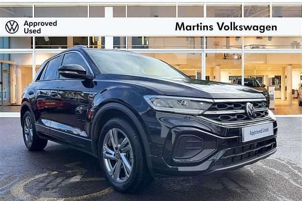 Black Used 2025 VW T-Roc R-line SUV | £28,495 (Fair price) - Image 1/4