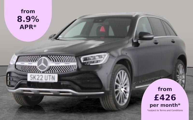 Black Used 2022 Mercedes GLC300e AMG Line Premium Estate | £29,055 (Fair price) - Image 1/1