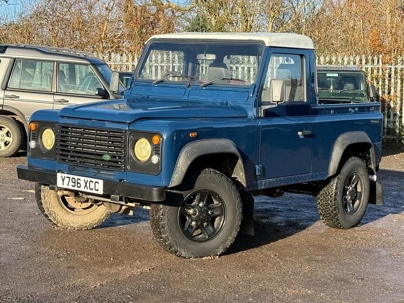 Used Land Rover Defender 2001 Blue Pickup