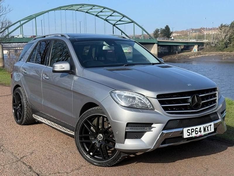 Used Mercedes ML350 AMG line 258 HP (189 kW) 2015 Silver SUV