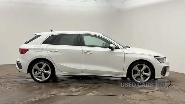 Used Audi A3 S-Line 150 HP (110 kW) 2024 White Hatchback