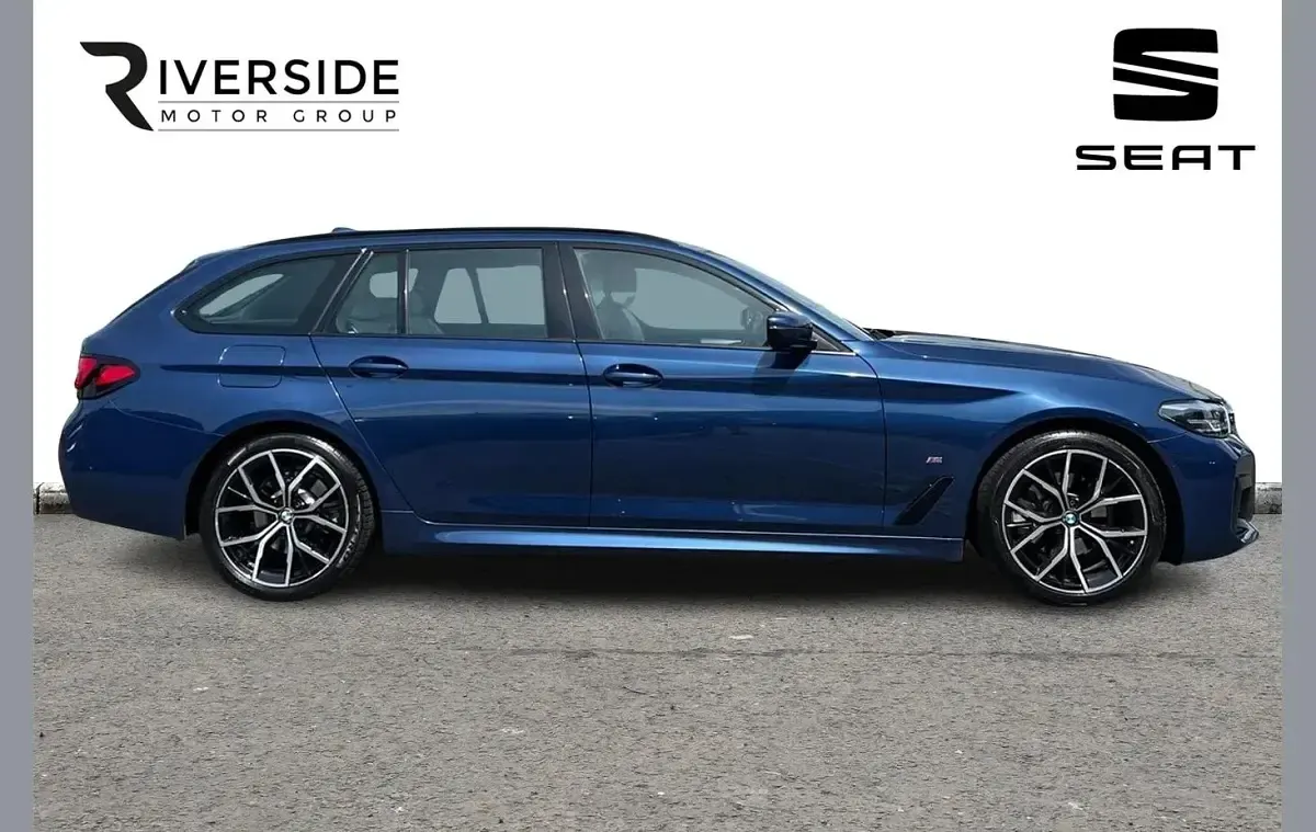 Used BMW 520 M Sport 187 HP (137 kW) 2021 Blue Sedan