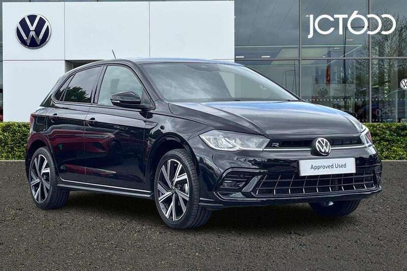 Black Used 2022 VW Polo R-line Hatchback | £16,704 (Fair price) - Image 1/4