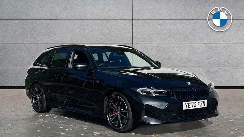 Black Used 2022 BMW 320 M Sport Estate | £31,694 (Expensive) - Image 1/4