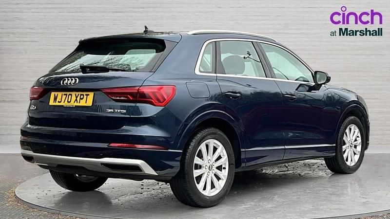 Used Audi Q3 Sport 150 HP (110 kW) 2020 Cosmos blue SUV