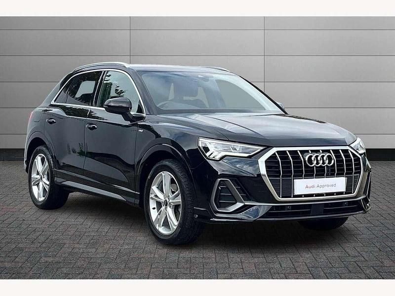 Black Used 2022 Audi Q3 S-Line SUV | £27,750 (Fair price) - Image 1/4